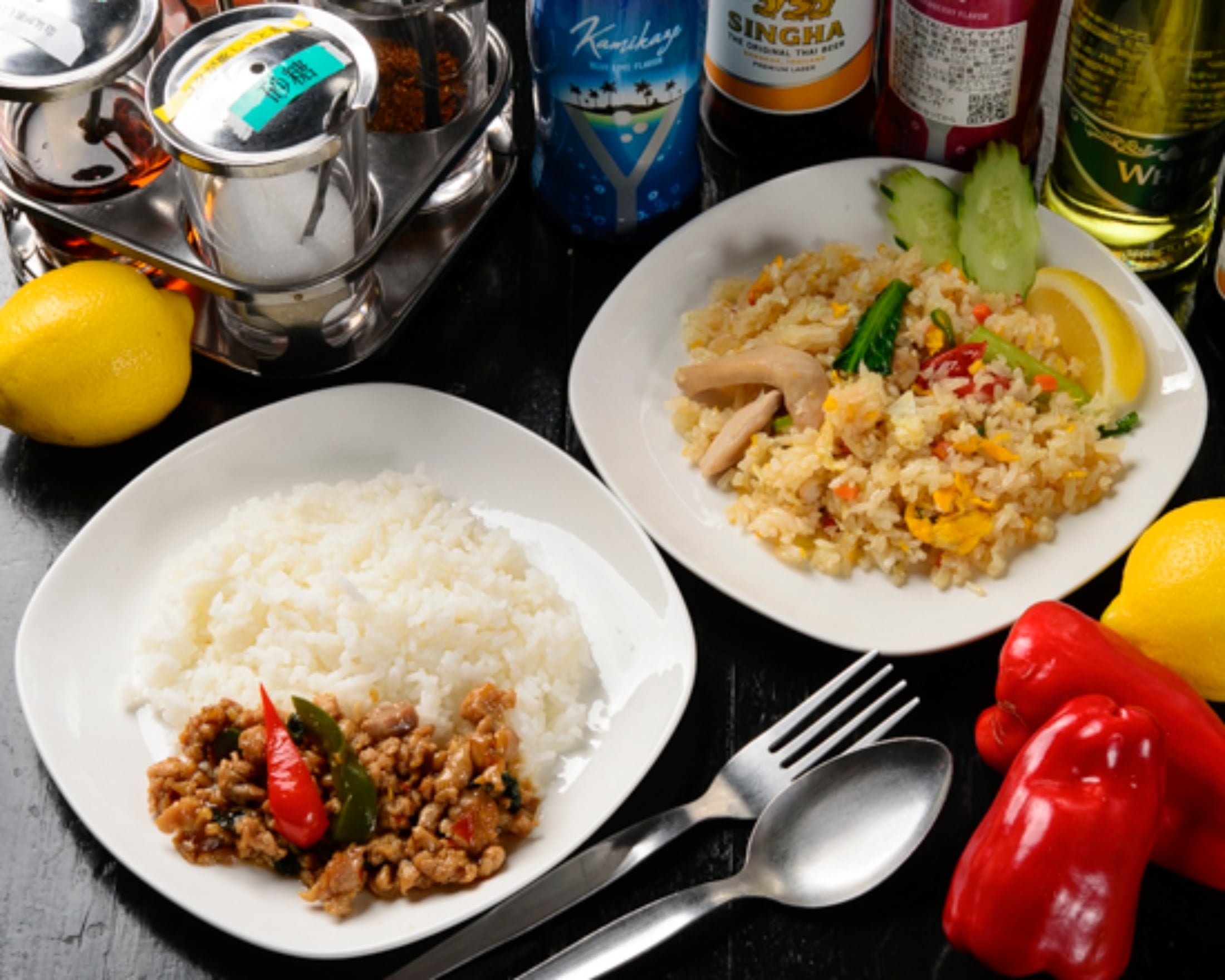 (モバイル限定)タイ料理2種弁当●ガパオごはん と タイの焼き飯