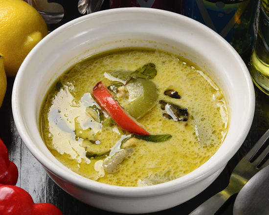 鶏肉のグリーンカレー(ごはん無し)